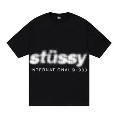 Pre-owned Stussy Blur Tee 'black'