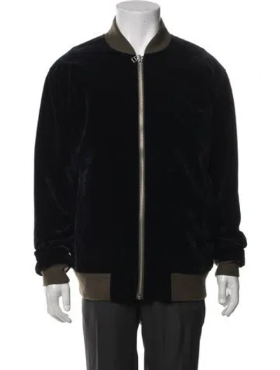Pre-owned Stussy Bomber Jacket In Black