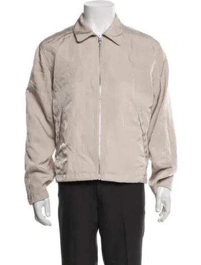 Pre-owned Stussy Bomber Jacket In Neutral
