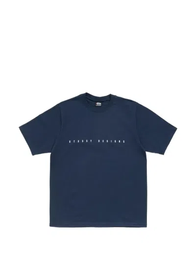 Stussy Box T-shirt In Blue