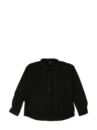 Stussy Boxy Shirt In Black