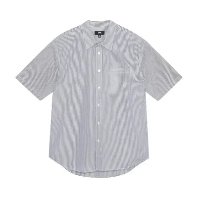 Pre-owned Stussy Boxy Short-sleeve Shirt 8 Ball 'stripe' | Multi-color | Men's Size Xxl