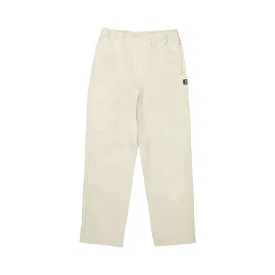 Pre-owned Stussy Brushed Beach Pant 'bone' In Cream
