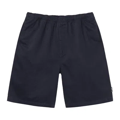Pre-owned Stussy Brushed Beach Short 'navy' In Blue