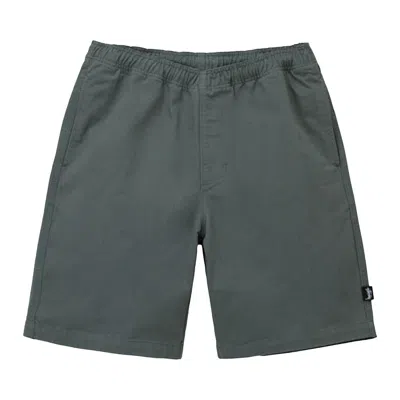 Pre-owned Stussy Brushed Beach Short 'sage' In Green
