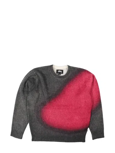 Stussy Brushed Dot Sweater In Black