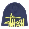 Stussy Brushed Out Basic Skullcap 'navy' In Blue