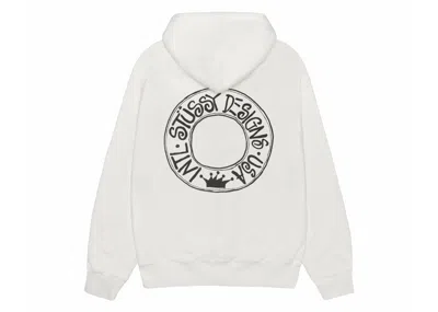Pre-owned Stussy Buana Pigment Dyed Hoodie In Natural In Brown