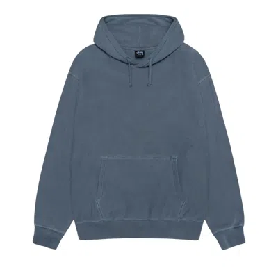 Pre-owned Stussy Buana Pigment Dyed Hoodie 'navy' | Blue | Men's Size L