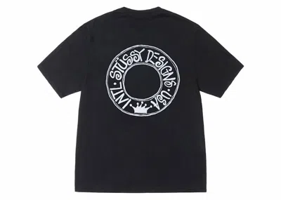 Pre-owned Stussy Buana Pigment Dyed Tee Shirt In Black