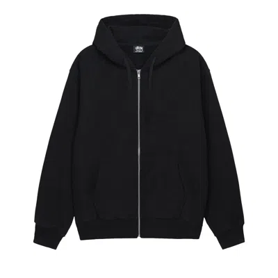 Pre-owned Stussy Buana Stock Zip Hoodie 'black'