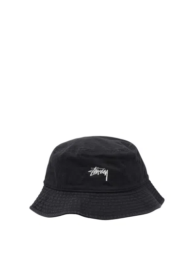 Stussy Bucket Hat Stock Hats Black
