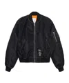 Stussy Built Reversible Bomber Jacket In Black