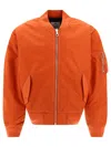 Stussy Reversible Orange Nylon Jacket In Orange