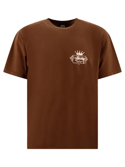 Stussy Built To Last T-shirts In Brown