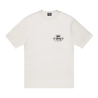 Pre-owned Stussy Built To Last Tee 'natural' In Cream