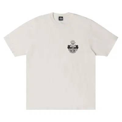 Pre-owned Stussy Built To Last Tee Pigment Dyed 'natural' | Cream | Men's Size L In White