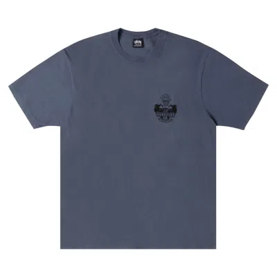 Pre-owned Stussy Built To Last Tee Pigment Dyed 'navy' | Blue | Men's Size Xl