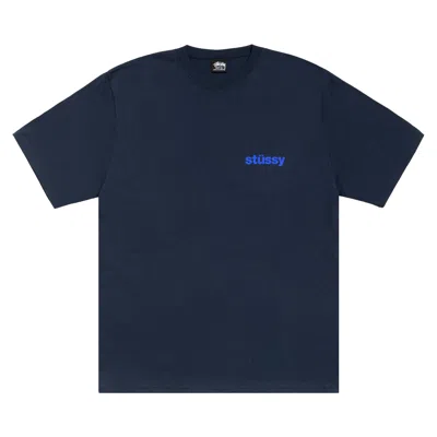 Pre-owned Stussy Built Tough Tee 'navy' | Blue | Men's Size S
