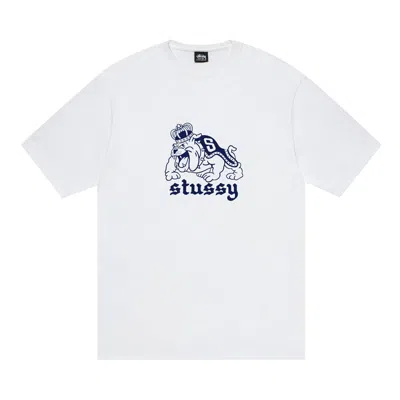 Pre-owned Stussy Bulldog Tee 'white' | Men's Size M