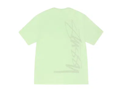 Pre-owned Stussy C Thru Pigment Dyed Tee Shirt In Pistachio In Green