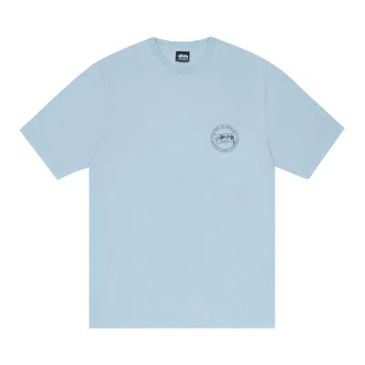 Pre-owned Stussy C Thru Tee Pigment Dyed 'baby Blue' | Men's Size M