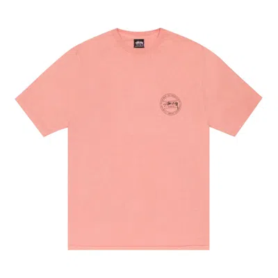 Pre-owned Stussy C Thru Tee Pigment Dyed 'coral' | Pink | Men's Size S