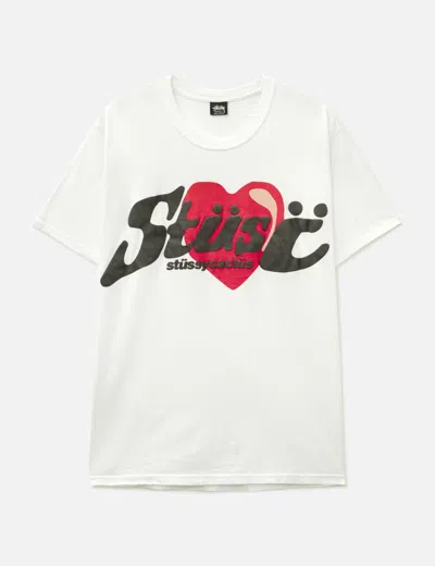 Stussy Cactus Plant Flea Market Heart T-shirt In White