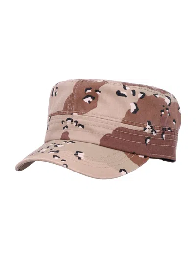 Stussy Cadet Helvetica Logo Cap In Multi