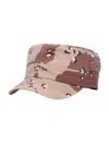 Stussy Cadet Helvetica Logo Cap In Brown