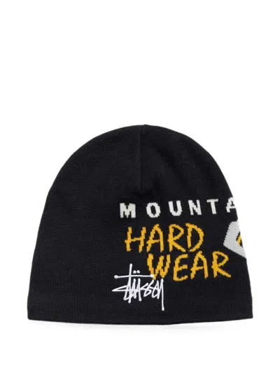Stussy Caelum Logo-detail Hat In Black