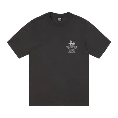 Pre-owned Stussy Cali Grown Tee Pigment Dyed 'faded Black' | Men's Size Xl