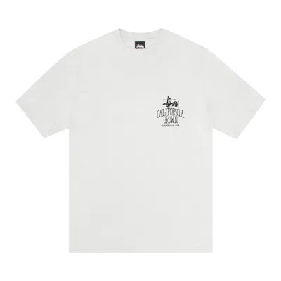 Pre-owned Stussy Cali Grown Tee Pigment Dyed 'natural' | Cream | Men's Size S In White