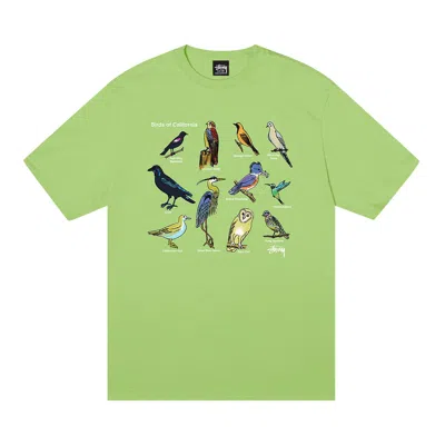 Pre-owned Stussy California Birds Tee 'tea' In Green