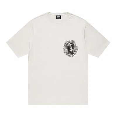 Pre-owned Stussy Camelot Pigment Dyed T-shirt 'natural' In Cream