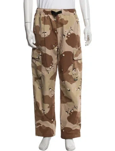 Pre-owned Stussy Camouflage Print Cargo Pants In Neutrals