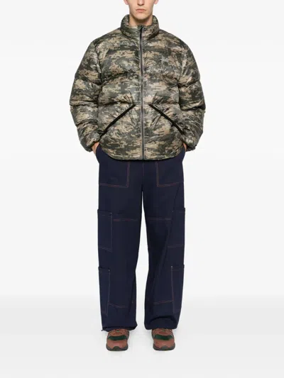 STUSSY CAMOUFLAGE ZIP JACKET
