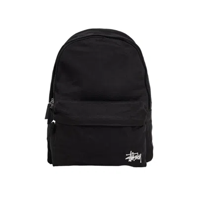 Pre-owned Stussy Canvas Backpack 'black' | Men's Size Onesize