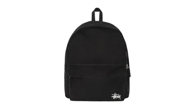 Pre-owned Stussy Canvas Backpack In Black