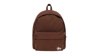 Pre-owned Stussy Canvas Backpack In Brown