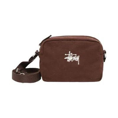 Pre-owned Stussy Canvas Side Pouch 'brown' | Men's Size Onesize
