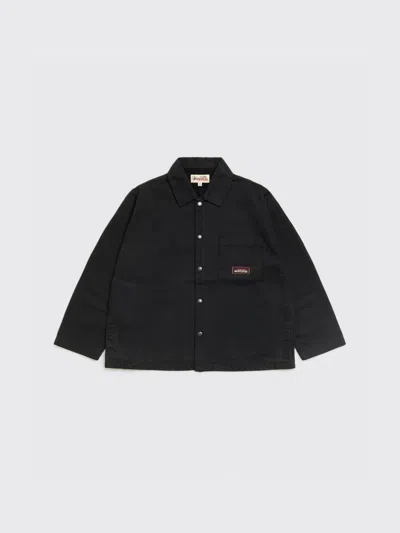 Stussy Canvas Work Overshirt In Black