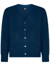 Stussy Cardigan In Blue
