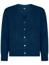 Stussy Cardigan In Blue