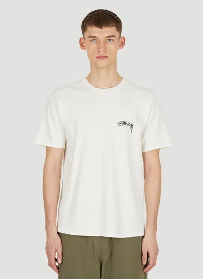 Stussy Care Label T-shirt In White