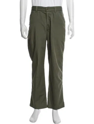Pre-owned Stussy Cargo Pants In Green