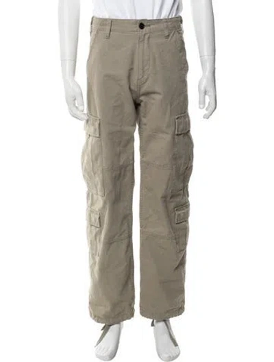 Pre-owned Stussy Cargo Pants In Green