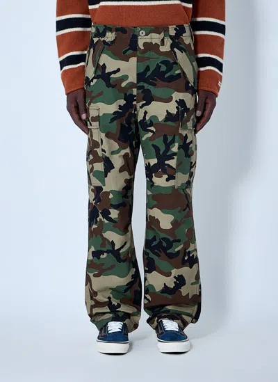Stussy Cargo Trousers In Green