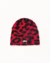 Stussy Cashmere Leopard Skullcap In Multi