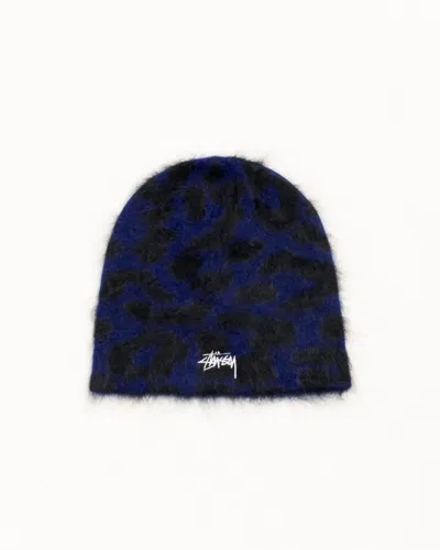 Stussy Cashmere Leopard Skullcap In Multi